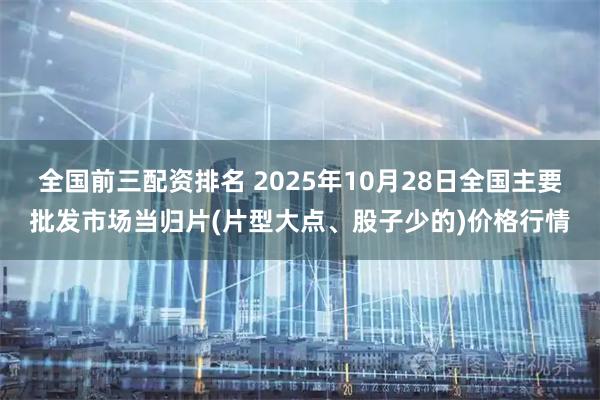 全国前三配资排名 2025年10月28日全国主要批发市场当归片(片型大点、股子少的)价格行情