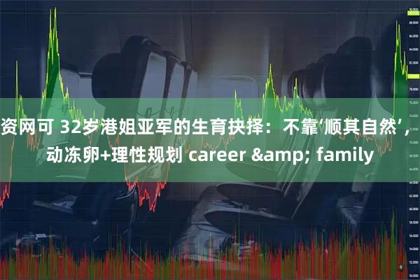 配资网可 32岁港姐亚军的生育抉择：不靠‘顺其自然’，主动冻卵+理性规划 career & family